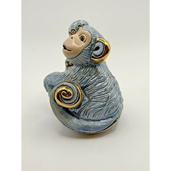 DeRosa Rinconada Family Figurine Baby Monkey-Zodiac 2016 F386 Used with Box - Picture 4 of 13